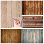 新品 影楼新生儿婴儿百天宝宝上门拍照俯拍儿童摄影木纹拍摄背景布