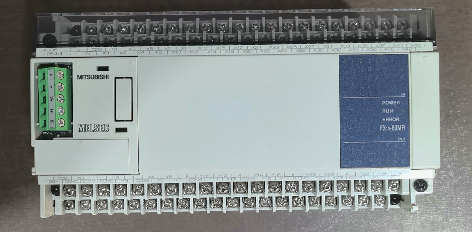 三菱PLC成色干净FX1N-60MR-001