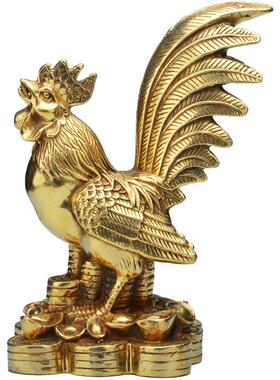 黄铜十二生肖摆件猪狗牛羊鸡龙兔蛇马猴鼠虎客厅玄关工艺礼品铜艺