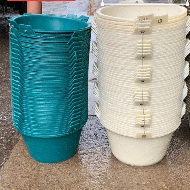 水泥桶砂浆桶塑料桶工地用粪桶牛筋桶农用车载大号圆手提灰桶加厚图片