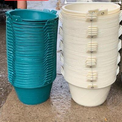 水泥桶砂浆桶塑料桶工地用粪桶牛筋桶农用车载大号圆手提灰桶加厚