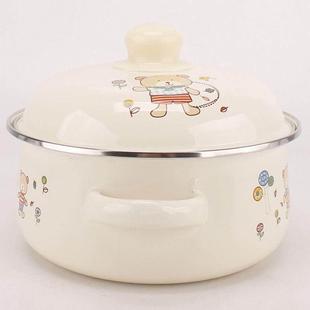 装猪油罐家用老式搪瓷耐高温大容量带把手高颜值可放冰箱容器密封