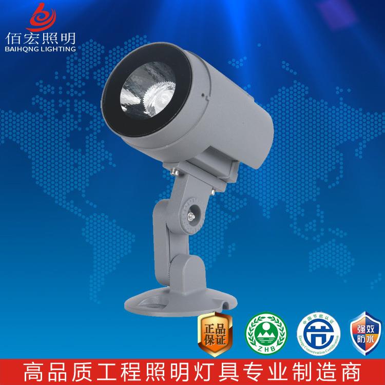 COB射灯10W户外园林庭院投射灯大功率聚光灯户外亮化照树灯