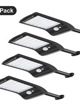 太阳能灯36LED人体感应灯景观庭院壁灯花园户外防水围墙照明路灯