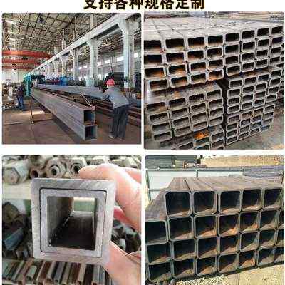 精品镀锌方管1c00100无缝黑白方管四方矩形铁钢管100100镀锌长方