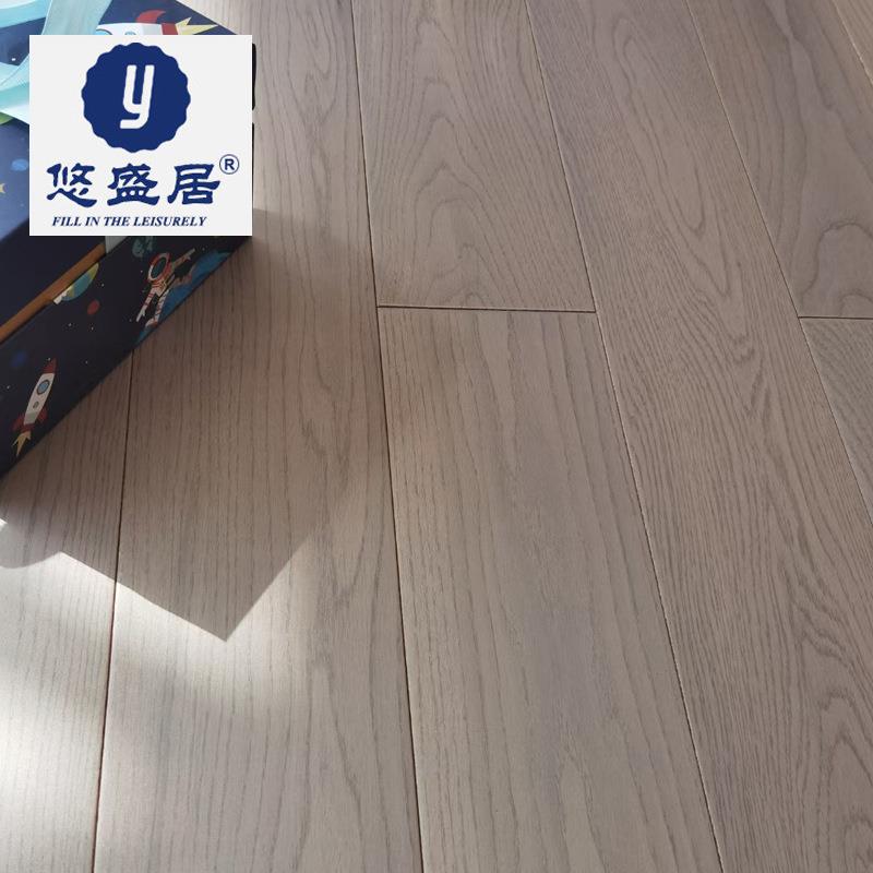 实木地板原木橡木木蜡油番龙卧685眼纯印锁茄木室内扣家用室厂家
