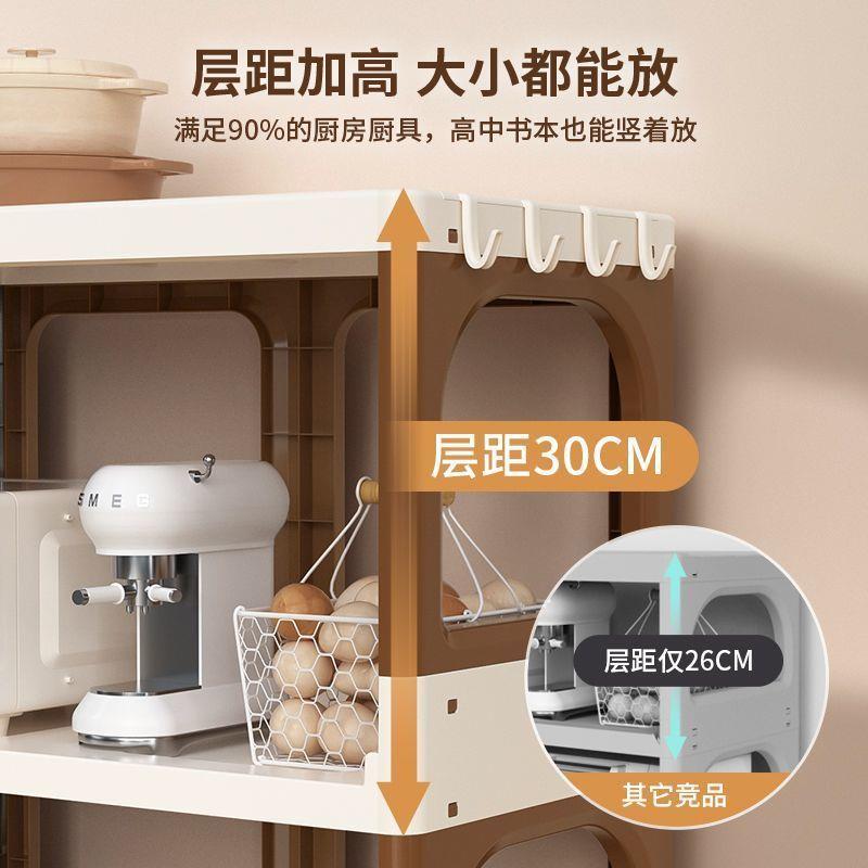 客厅置物架落地多层厨房收纳神器卧室书架卫生间储物柜子简易货架