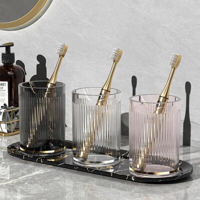 Luxury-style mouthwash cup, high appearance toothbrush cup,