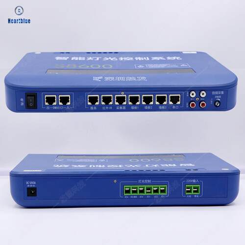 s860动音0频智能灯光控制器KCMSTV酒吧LED彩全彩声光幻联声控灯具