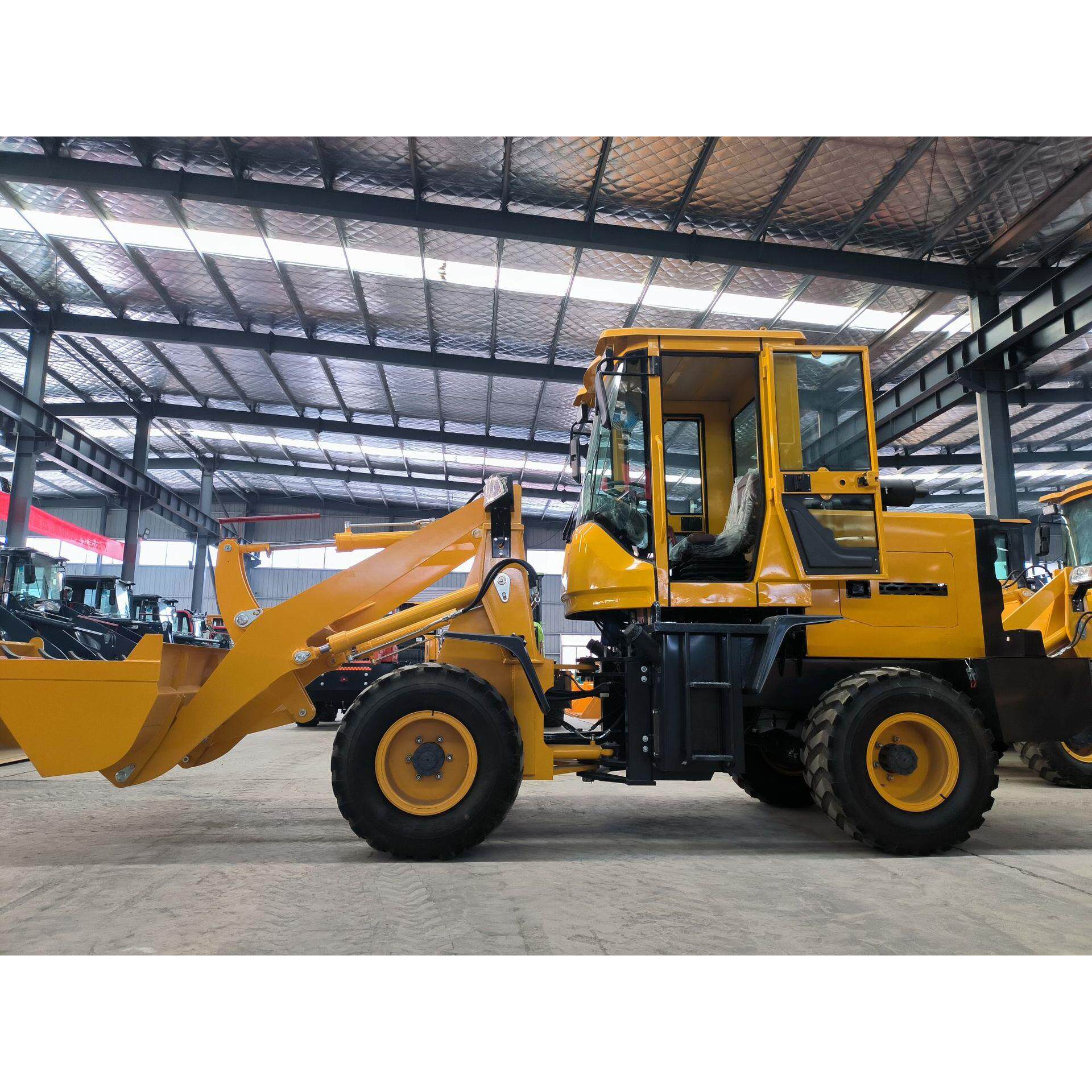 山东装载机 四驱建筑工地铲车 养殖场用轮式抓草车