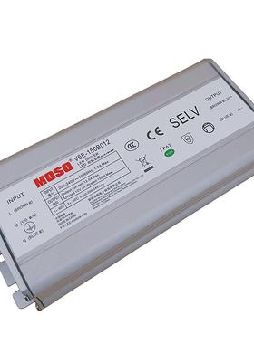 茂硕电源150W CECCC 防水恒压源无频闪防水IP67开关电源MOSOpower