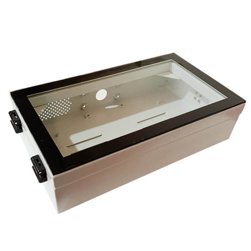 P3.75户外2行4字LED屏防雨外框出入口车牌识别显示屏外箱体边框