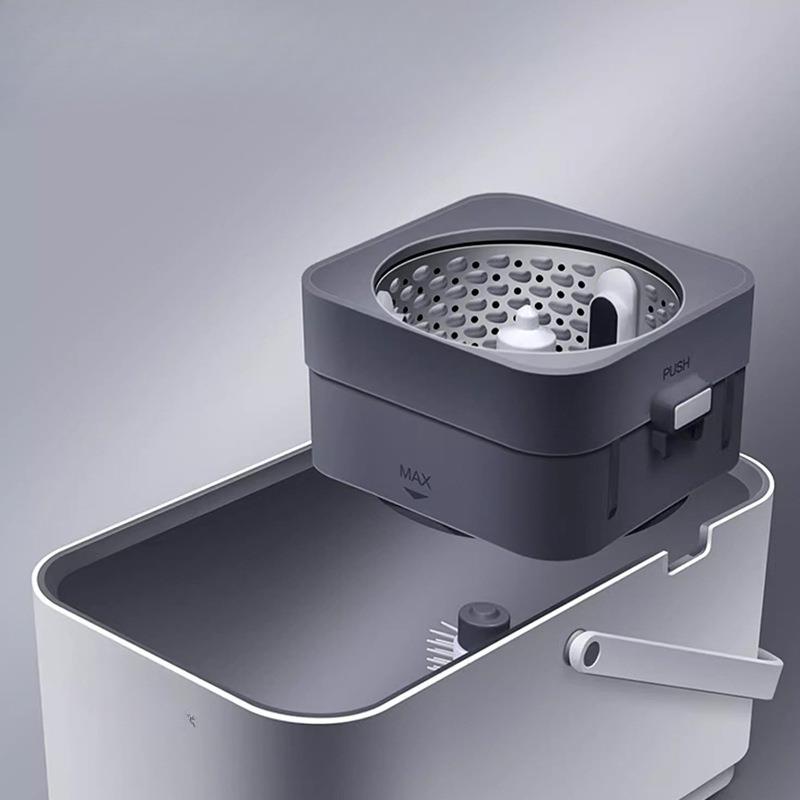 大卫旋转拖把桶新款家用懒人免手洗拖地神器墩布自动甩干一拖净