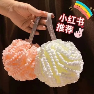 搓澡巾 洗澡花球新款 50g大号不散沐浴神器沐浴球浴室用品2个装