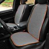 时尚 千鸟格针织透气车载舒适座垫 简约汽车用品 通用汽车坐垫 四季
