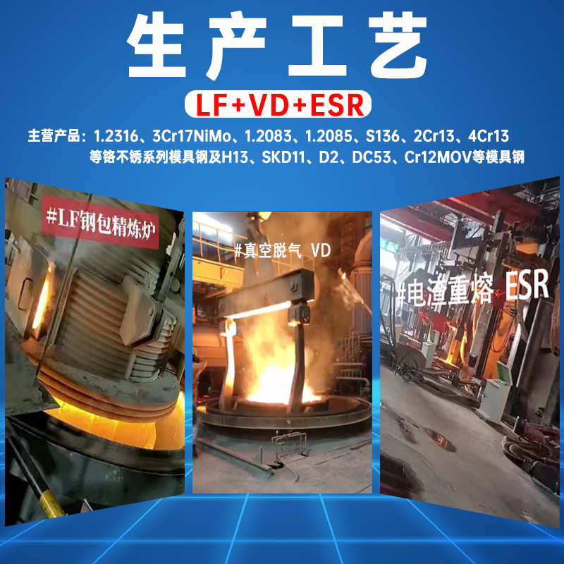 批发1.2316塑胶模具钢材高耐腐蚀性挤出模具材料3Cr17NiMo中厚板