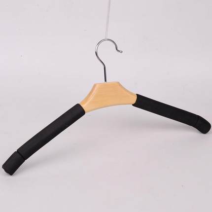 高档实木女款木质衣架衣挂家用衣大毛衣绵衣撑防滑卧室服挂海无痕