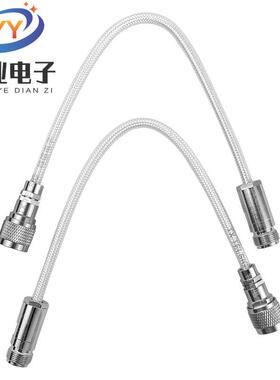 N公针转N母孔防水镀银RG402射频转接连接线