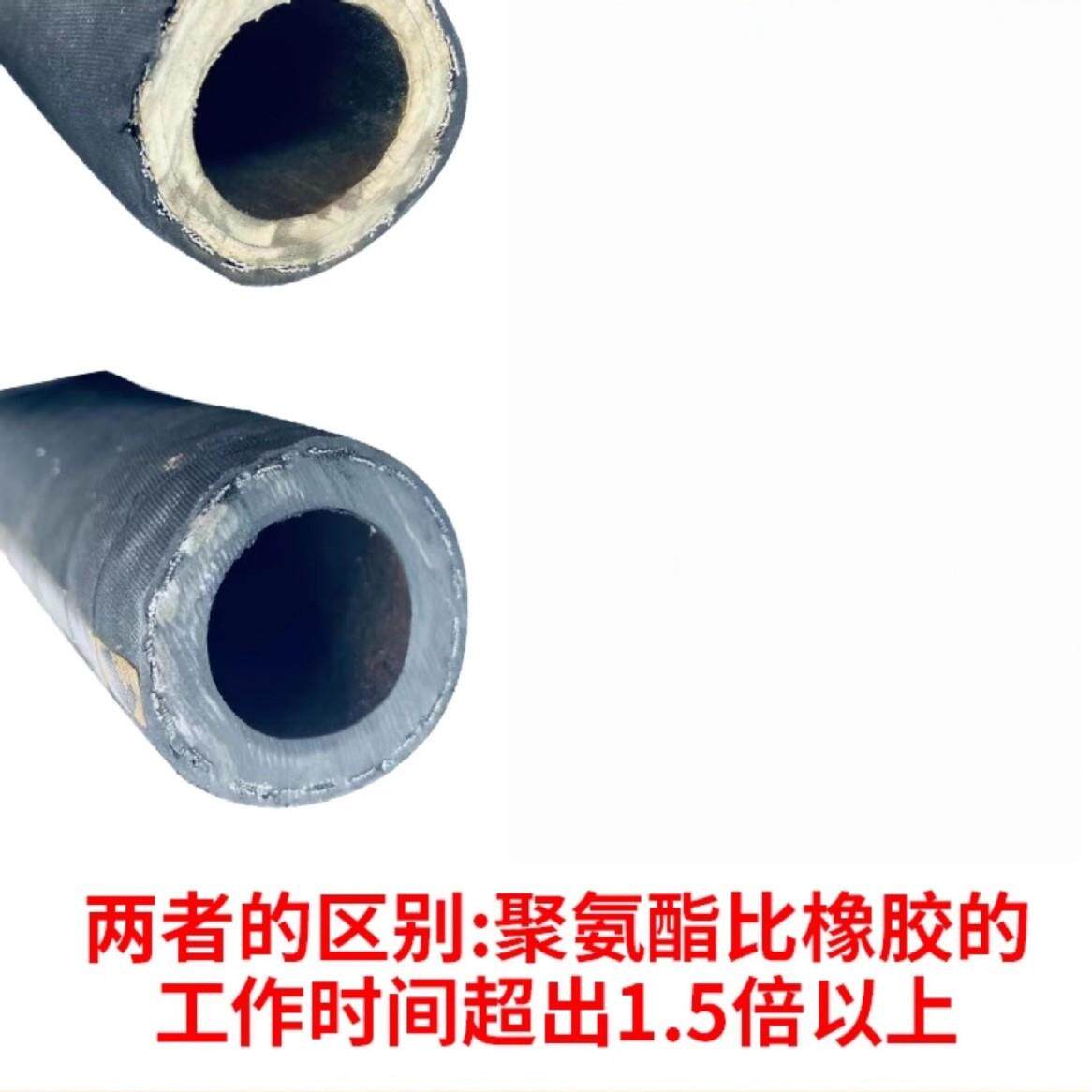 聚氨酯钢丝思编织喷砂喷管高压耐磨注浆管无品牌/浆管鑫富源大口