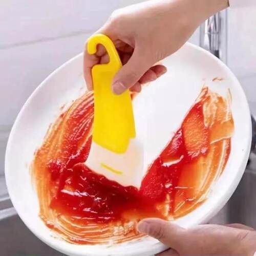 Kitchen Cleaning Soft Scraper for Removing Grease and Stains