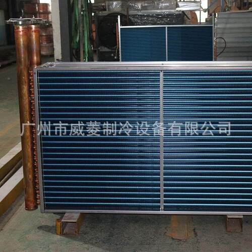 翅片式冷器风冷铜管热水空盘器管翅片调SJ202112散热交换换热器凝