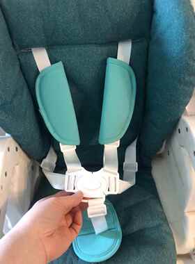 适用于爱音C018儿童餐椅安全带五点式坐垫环保材质安全无异味