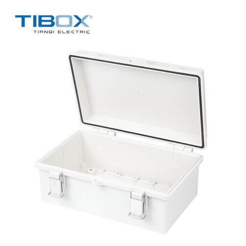 TIBOX天齐防水密封箱 金属搭扣铰链型ABS户外开关接线盒 IP66