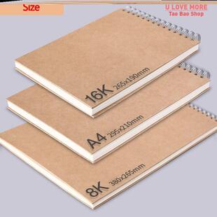 paper Thick 160 GSM notebook Professional Spiral sketchbook