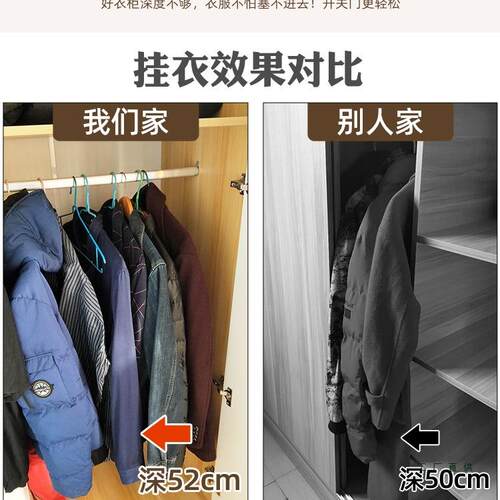 衣柜家用卧室木质对开门收纳衣橱现代风简易组装出租房用儿童衣柜
