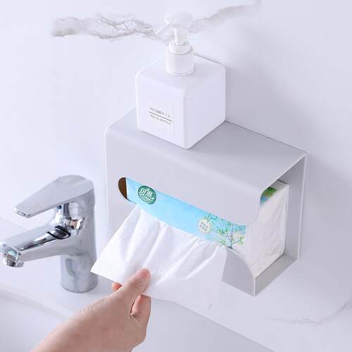 No-drill Tissue Box Holder - Multifunctional for Car, Kitche