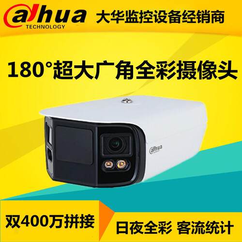大华4K广角180度全彩网络摄像头DH-IPC-PFW4849-A180-E2-AST/4449