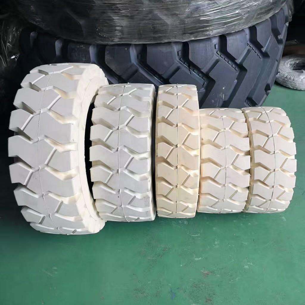 1-2吨电瓶燃油叉车实心轮胎500-8/16x6-8/18x7-8环保无痕实心轮胎
