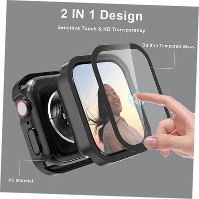 Waterproof Case适用iWatch7 8 9 45/49/42/44 Screen Protector