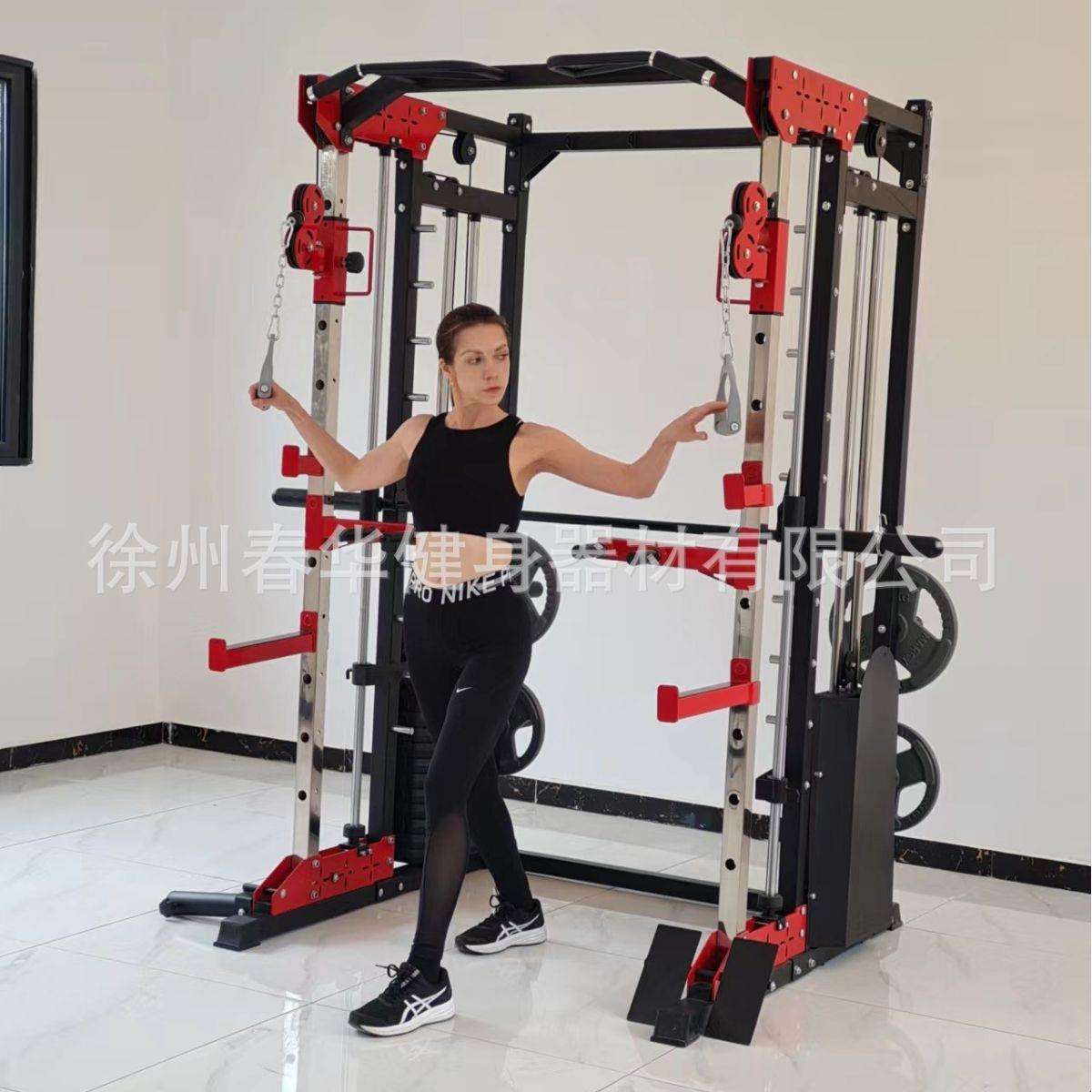 多功能龙门架框式深蹲架飞鸟训练家健身器材组合健身器男士女士健