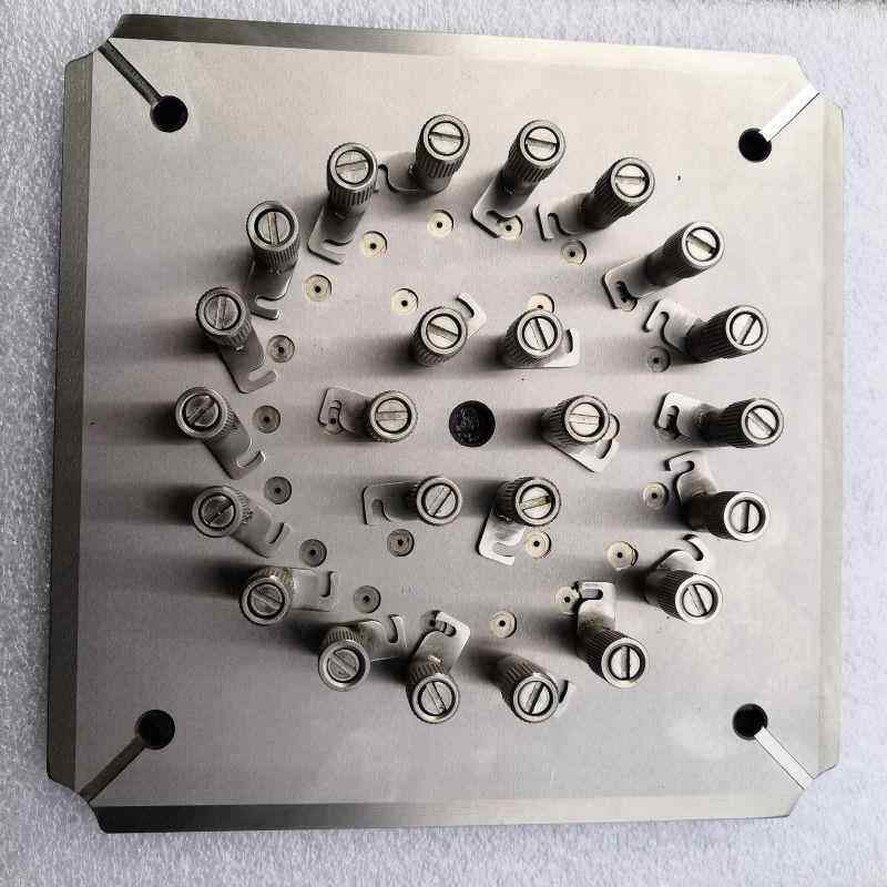 四角加压插芯研磨盘LC/PC-24厂家直销光纤研磨夹具光纤跳线研磨盘