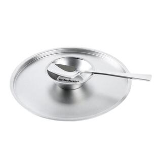 意大利Knindustrie 2LID通用覆古不锈钢锅盖家用平底炒锅汤锅盖子