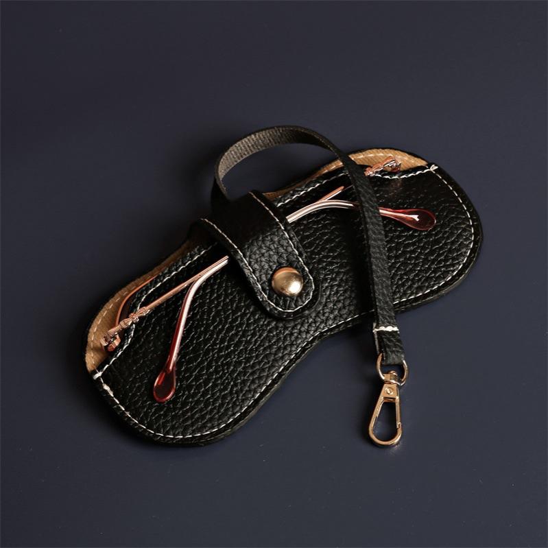 太阳眼镜保护套简约皮质眼镜袋