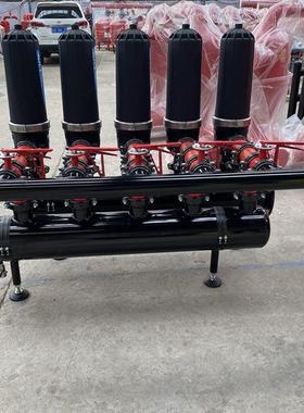 农田灌溉34寸240304叠片过冲洗滤器农用过滤工具手动反叠片节水灌