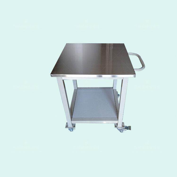 不锈钢防静电工作台车间操作维修台移动手推车工具台检验实验桌