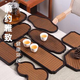 复古席面茶盘功夫茶具干泡盘重竹小型茶台密文下单分销家用茶托盘