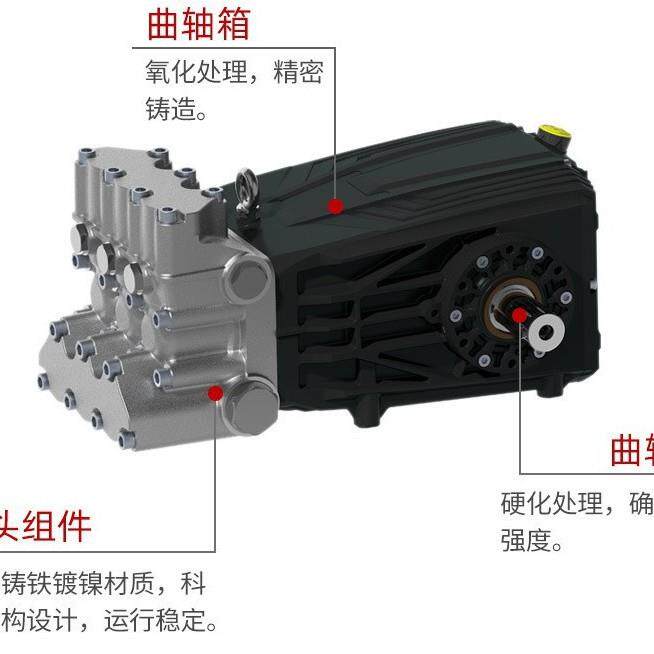 120L238L大功率高压力柱塞泵农场畜牧灌溉打药加湿除尘雾化机