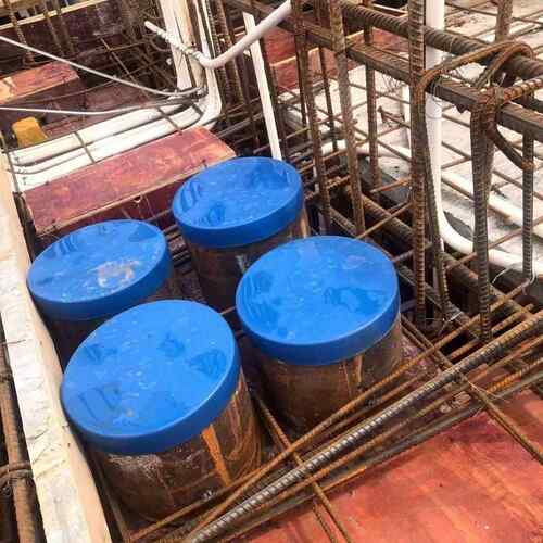 钢管塑料管帽预埋套管pe蓝色镀锌管保护帽脚手架堵头防尘防水管盖