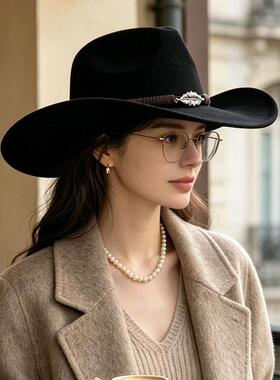 灰色帽子女2026新款今年流行爆款欧美时尚牛仔帽高级感英伦复古风