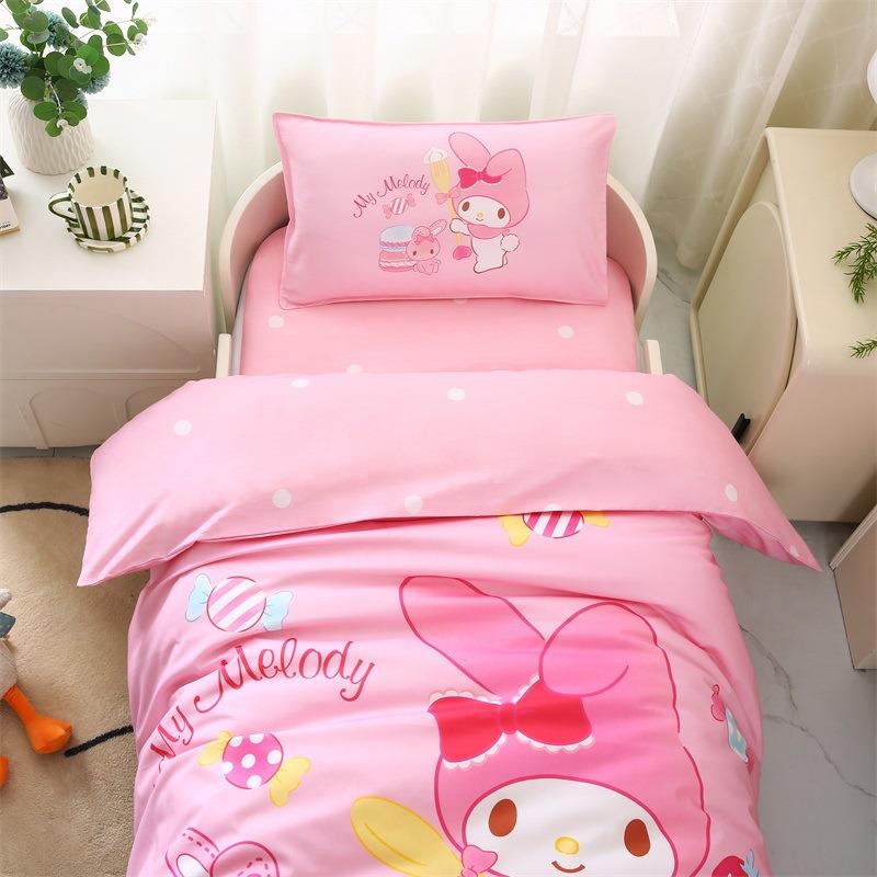幼儿园美乐蒂被套单件120x150x200纯棉全棉小被子被罩女孩儿童