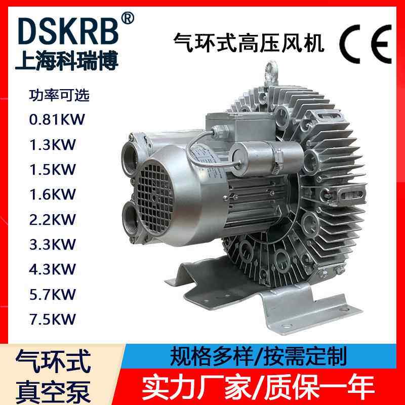 现货真空吸附大吸力4RB-610-H16 380V 2.2KW木工机械气环式真空泵