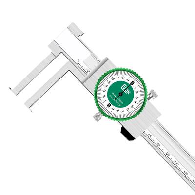 西瓦卡带表卡尺内沟槽卡尺8-150 200 300内径卡尺沟槽卡尺内孔尺