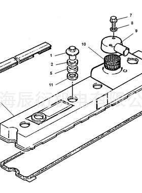 卡特3056发动机气门室盖垫6I4730，6I-4730