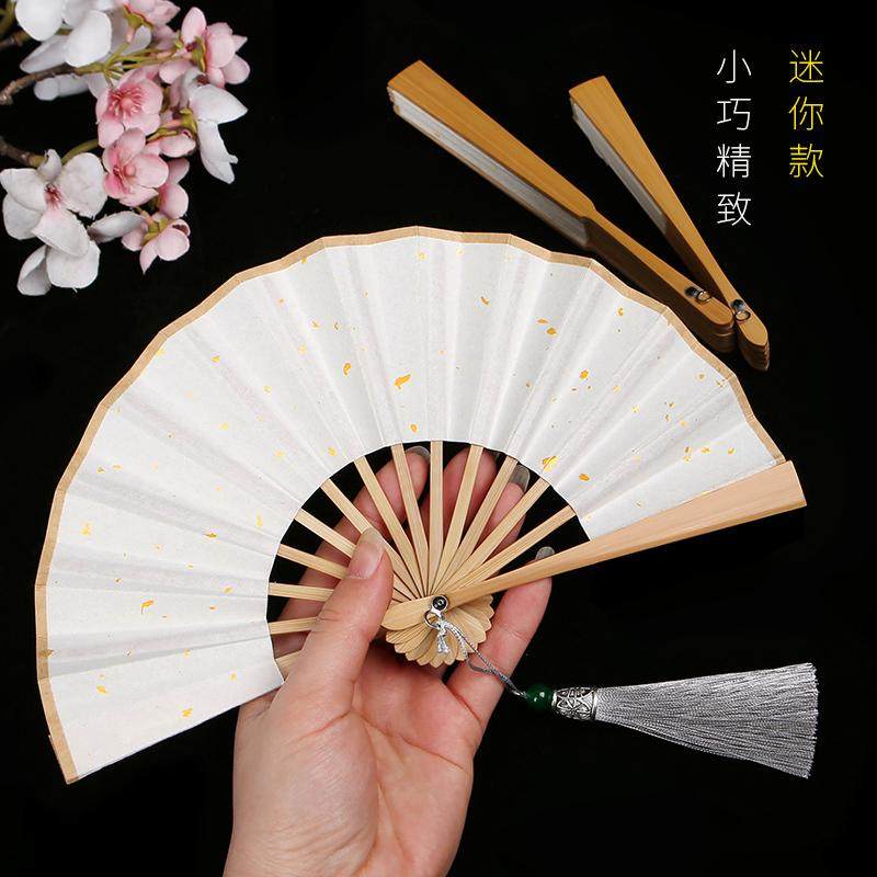 【】水磨玉竹折扇空白古风男款文玩扇子骨女式中国风题字,居家日用,扇子,淘宝优惠券,粉丝福利购,淘宝优惠卷