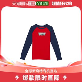 香港直邮潮奢 Levi'S 男童长袖棒球T恤(小童)童装