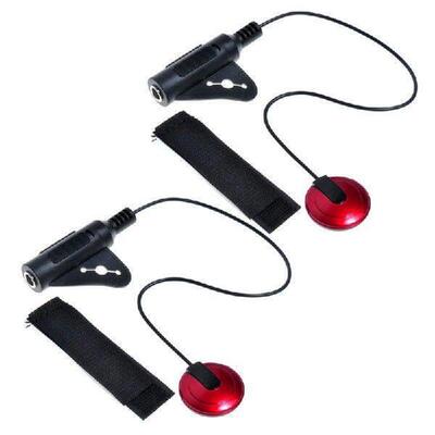 2Pcs Piezo Contact Microphone Mic Pickup for Guitar Violin